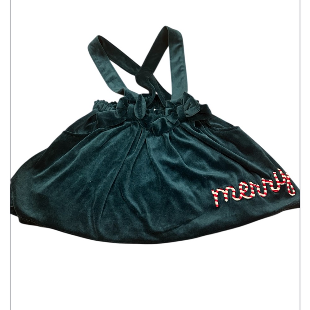 Kids Velvet Bluey Christmas skirt
